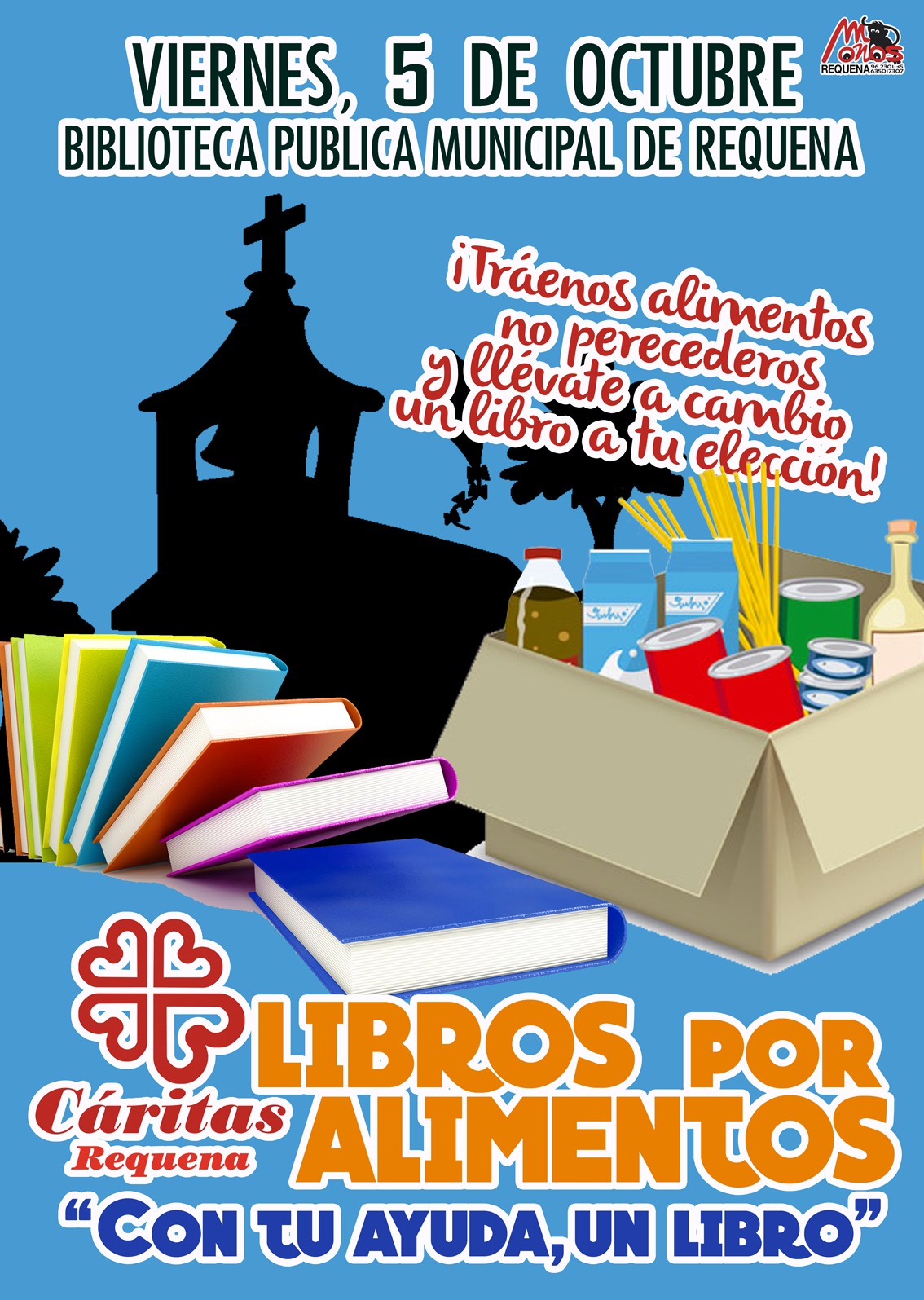 Libros por alimentos